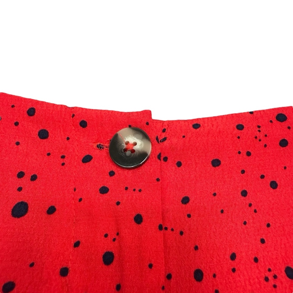 Zara Red and Black Patterned Shorts - Picture 4 of 7